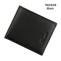 Men's Anti-Scanning RFID High-Capacity Credit Card Holder Made From First-Layer Cowhide Leather