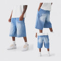 Mens Stylish Casual Denim Shorts