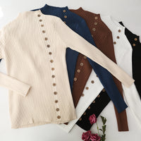 Autumn And Winter New Half Turtleneck Pullover Long Sleeve Slim Fit Sweater