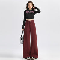 Sweet Cool High Waist Slimming And Wide Leg Jeans