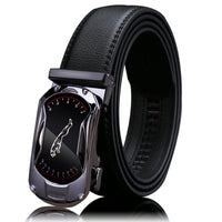 Mens Genuine Leather Belt With Automatic Buckle