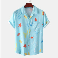 Men's Short-sleeved Shirt Trendy Fashion