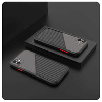 Frosted lens protection phone case
