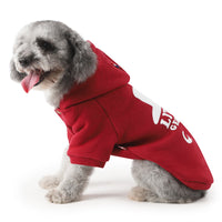 Bearded and hooded two legged sweater