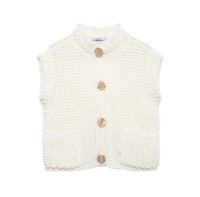 Women's Button Thick Knitted Short Cardigan
