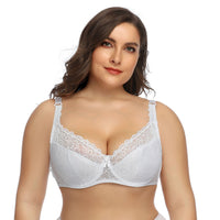 Sexy lace European and American underwear with steel ring