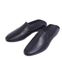 Summer Fashion Casual Men's Slippers, Soft Leather Soft Sole Baotou Half Slippers