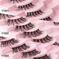 Flat Half False Eyelashes Sheer Root Women's Team Internet Hot Anchor Eye Beauty Japanese Natural Thick Eyelash