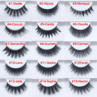 3D mink hair false eyelashes