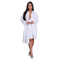 Fashionable Casual Loose-fitting Dress Belt Not Included