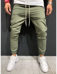 Men's pants woven fabric casual sports jogging Leggings
