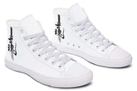 Printed Couple High-top Canvas Shoes
