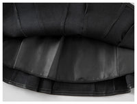 Autumn Winter New Style Children Foreign Style Korean Leather Skirt