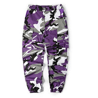Camouflage overalls shrink feet web celebrity god pants street dance powder camouflage BF wind