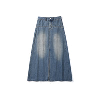 Fashionable High Waist Denim Skirt For Women