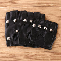 Fashion Personality Men's Gloves Rivets Are Not Mainstream