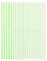 Nail art fluorescent line adhesive stickers