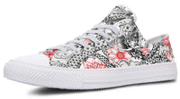 Fashion Printed Couple High Top Canvas Shoes