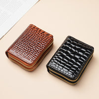 Large Capacity Card Sleeve Zipper Coin Purse For Women