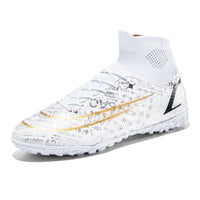 High-top Soccer Shoes Boys And Girls Primary And Middle School Students The Big Kids Tf Broken Nail People Turf Football Shoes