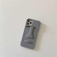 Compatible with Apple , Fun cartoon stone mobile phone case