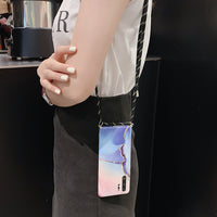 Marble Samsung Lanyard Phone Case