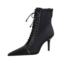 Korean Fashion Sexy Slimming Female Boots Stiletto Heel Shallow Mouth