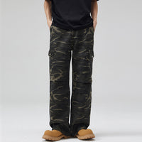 Paratrooper Camouflage Cargo Pants Men And Women Multi-pocket