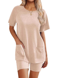 Breathable Home Sportwear Casual Slimming Two-Piece Set