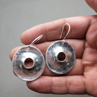 Fashionable Round Statement Earrings For Women