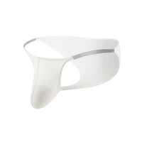 Men's New Striped High Fork Thin Hem Hip Briefs