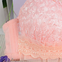 Lace Thin Cute Girly Bra Set