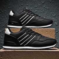 Leather Men's Casual And Lightweight Running Sports Shoes
