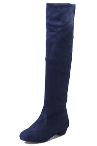 Autumn And Winter New High Leg Boot Long Over-the-knee Boots Flat Boots Children