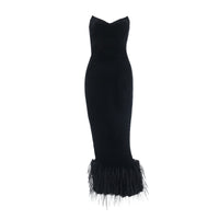 Mao Mao's Pointed-strap Tube Dress