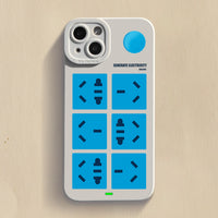 Creative Silicone Phone Case Charging Socket