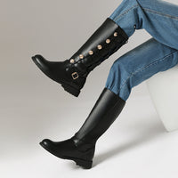 Men's High-top Leather Boots