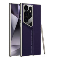 Blade Plain Leather Protective Case Fashion Drop-resistant