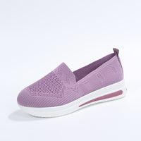 Women's Large Size Casual Flat Platform Wedge Heel Shoes