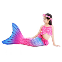 Children's Swimsuit 3-piece Bikini With High Elasticity