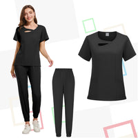 Summer Lightweight, Stretchy, Quick-drying Nurse Uniform Set