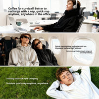 Travel Airbag Hoodie In Solid Color With A Hood