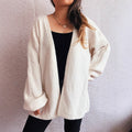 Casual V-neck Autumn And Winter Loose Street Style Cardigan Sweater