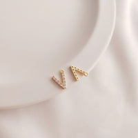 26 English Letter Pendant Earrings Necklace Bracelet Accessories