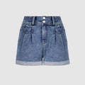 Korean-style Womens Loose-fitting Denim Shorts For Summer