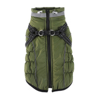 Warm Reflective Traction Coat Plus Fleece Waterproof Jacket