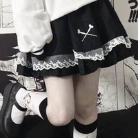 Women's Lace Embroidered Skirt High Waist