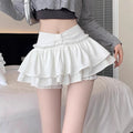 Korean Style Hot Girl Fashion High Waist Slimming A- Line Skirt