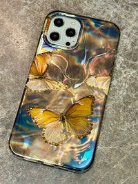Water Ripple Laser Butterfly Phone Case