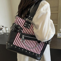 Women's Textured Casual Tote Shoulder Bag